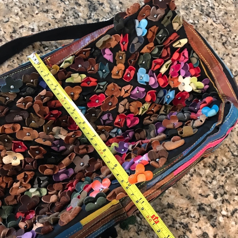 ✌️VINTAGE BOHO Leather Flower Bag - Picture 12 of 16